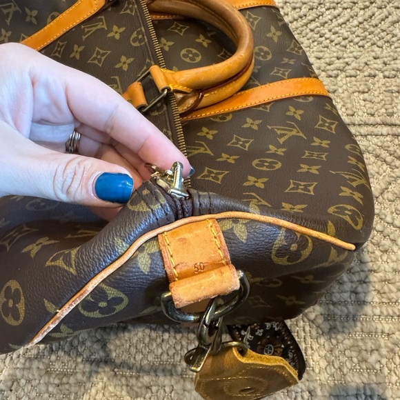 Louis Vuitton keepall 50 Classic Monogram Duffel Bag vinatge - Picture 3 of 6